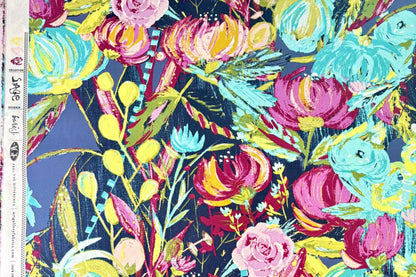 Painted Desert Night Bari J, Sage Collection Art Gallery Fabric, Sold by the Half Yard