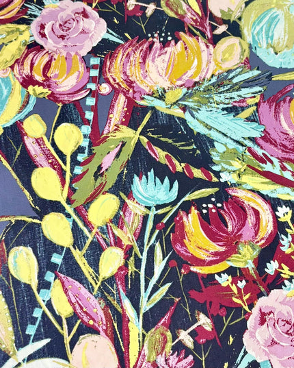 Painted Desert Night Bari J, Sage Collection Art Gallery Fabric, Sold by the Half Yard