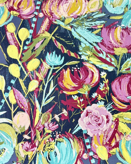 Painted Desert Night Bari J, Sage Collection Art Gallery Fabric, Sold by the Half Yard