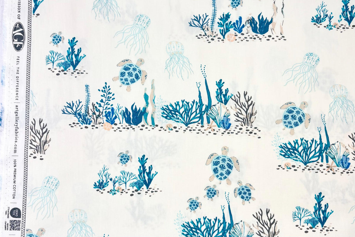 AGF Gulf Breeze | Turtle Bay | GBR-31500 | Art Gallery Fabrics | Sold by the Half Yard