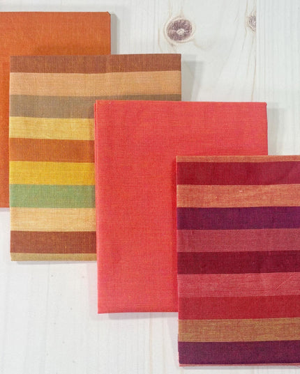 Shot Cotton Woven - Kaffe Fassett Collective - 100% WOVEN Quilters Cotton - Fat Quarter set of 4