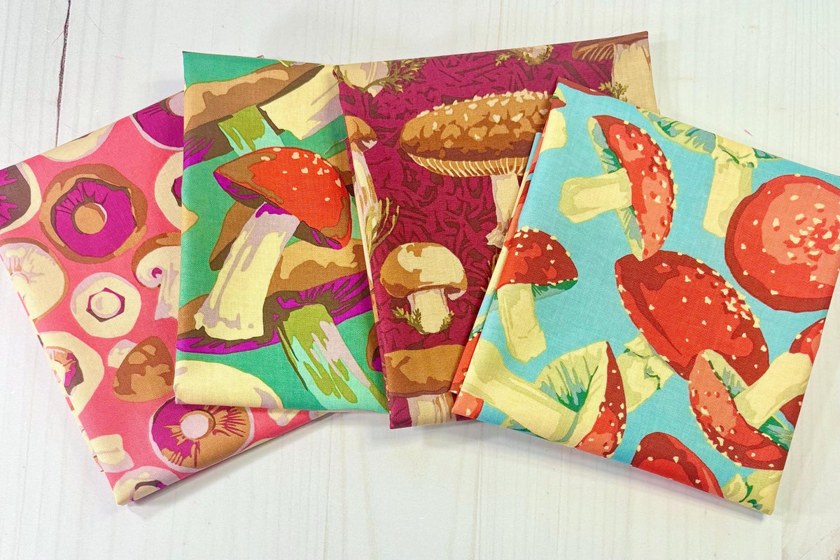 Forage Curated Fat Quarter Bundle by Martha Negley - 4 Fat Quarters