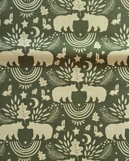 Fat Quarter Bundle of 5 by Art Gallery Fabric | Loud Encounter | Timberline | Bear Fabric | AGF
