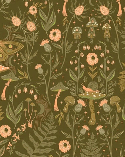 Hazelwood Collection * Hidden Land Moss  HZW62303  Quilt Fabric by Art Gallery Fabrics AGF - Sold by Half Yard