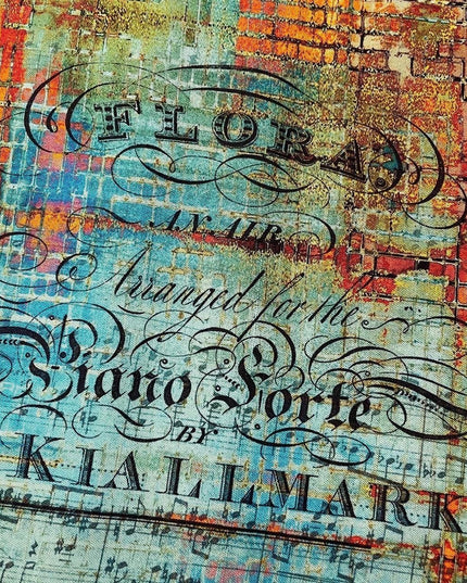 Tim Holtz Rusted Patina - 100% Cotton Fabric - FreeSpirit - Eclectic Elements - Abandoned Collection - Sold by Half Yard