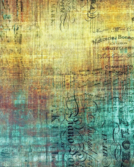 Tim Holtz Eclectic Elements - Abandoned II - Piano Sorte - Patina - by Free Spirit - Sold by Half Yard