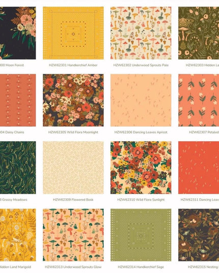 Hazelwood  Collection – Forest Fabric  *  Grassy Meadows   HZW62308   Art Gallery Fabrics  AGF    Quilting Fabric - Sold by Half Yard