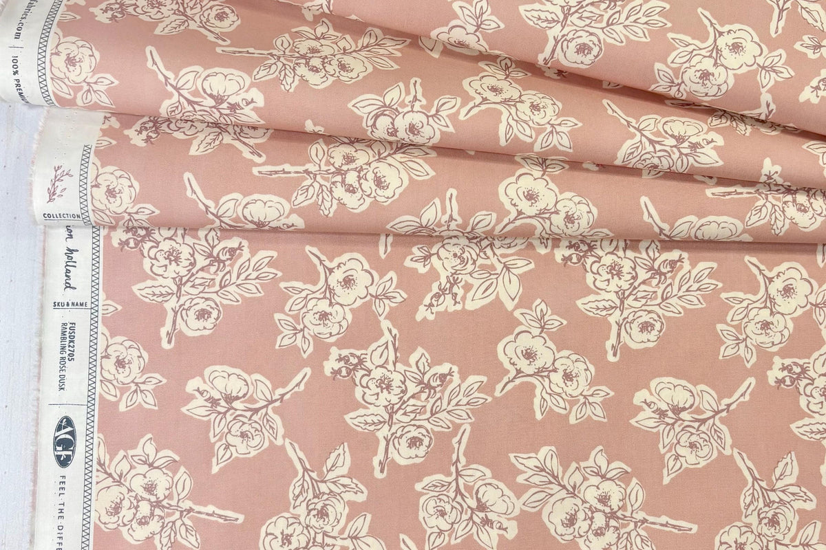 Rambling Rose Dusk FUSDK2705 | Sharon Holland | Dusk Fusion by Art Gallery Fabrics | Sold by the Half Yard