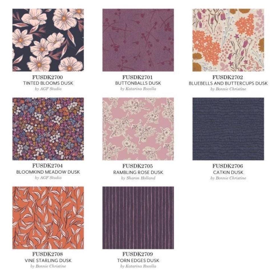 Dusk Fusion By AGF Studio Torn Edges From Art Gallery Studio, Geometric Fabric, Strip Fabric, Sold by Half Yard