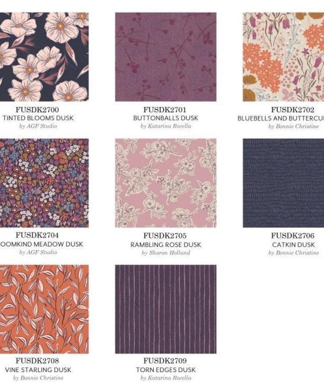 Dusk Fusion  Collection * Catkin Dusk   FUSDK2706  by Art Gallery Fabrics  AGF | Sold by the Half Yard