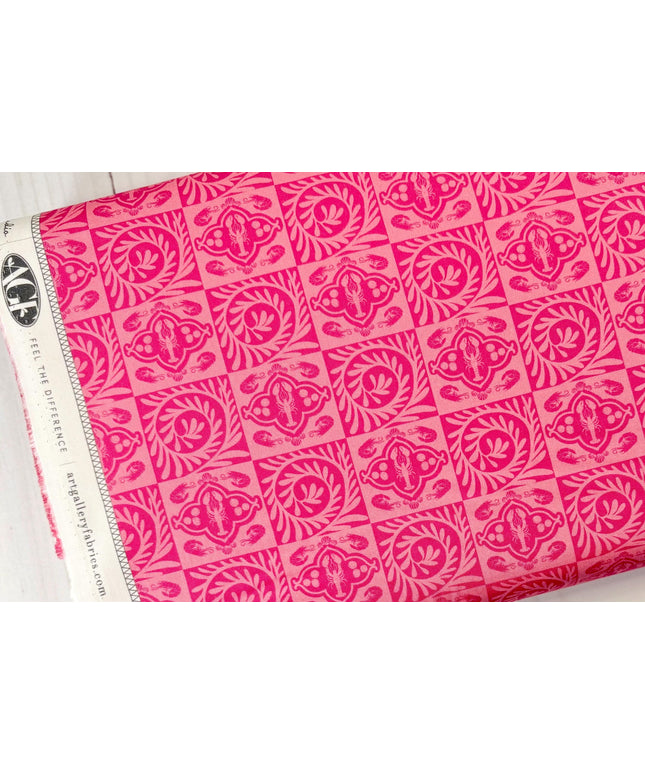 Azulejos Rosados - COS87305 - Costeira Collection by AGF Studio - Art Gallery Fabrics - Sold by the Half Yard
