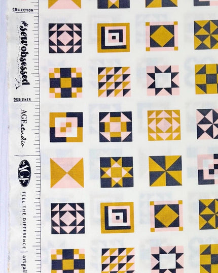 Sew Obsessed Piece by Piece | Art Gallery Fabrics | Sold by the 1/2 yard