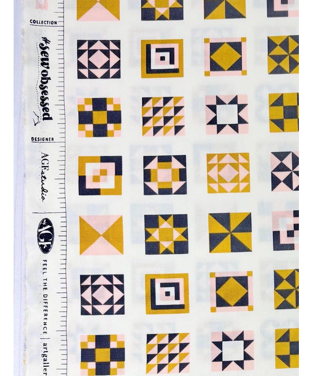 Sew Obsessed Piece by Piece | Art Gallery Fabrics | Sold by the 1/2 yard