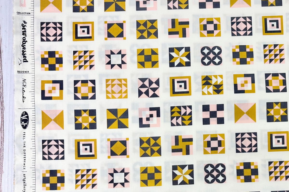 Sew Obsessed Piece by Piece | Art Gallery Fabrics | Sold by the 1/2 yard