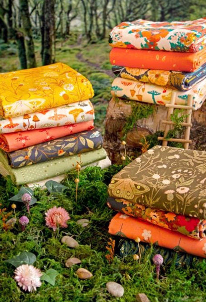 Hazelwood Collection * Hidden Land Moss HZW62303 Quilt Fabric by Art Gallery Fabrics AGF - Sold by Half Yard
