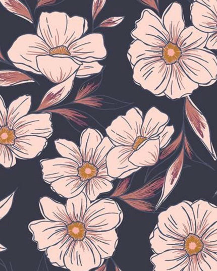 Tinted Blooms Dusk yardage FUSDK-2700 Dusk  Fusion Collection | Art Gallery Fabrics | Sold by the Half Yard