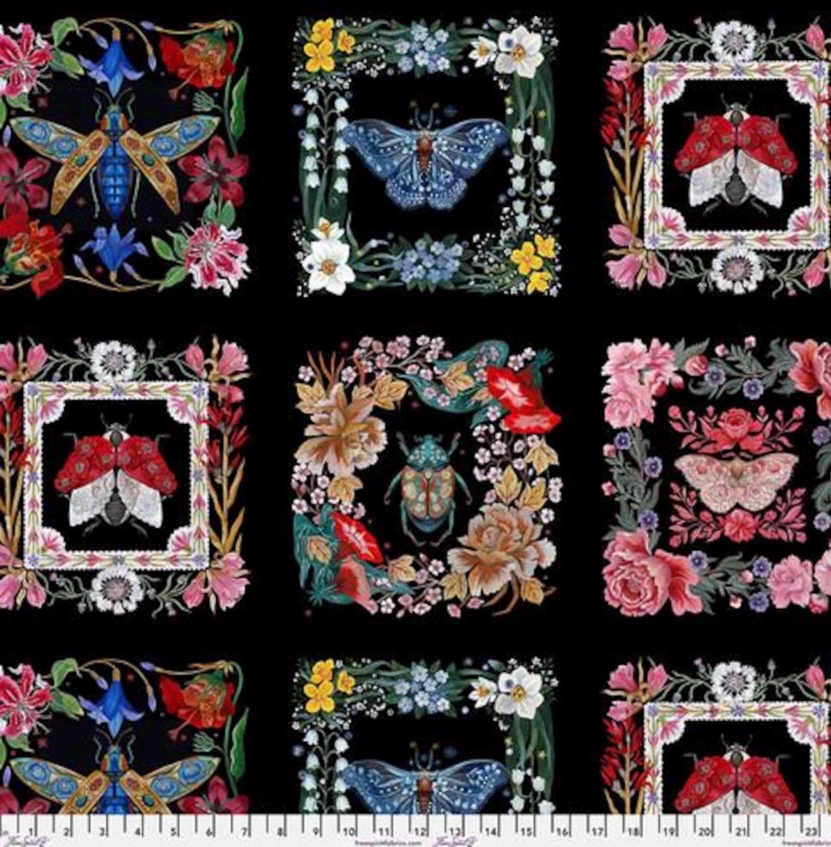 Tile - Nocturnal Creatures - Maria Matos - FreeSpirit - 100% quilting cotton - PWMM001.TILE - Sold by the Half Yard