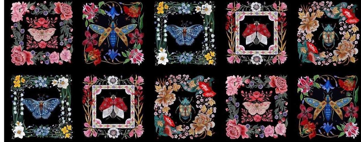 Tile - Nocturnal Creatures - Maria Matos - FreeSpirit - 100% quilting cotton - PWMM001.TILE - Sold by the Half Yard