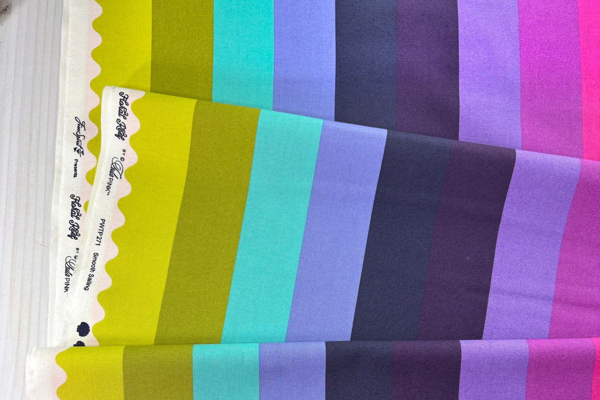 Floral Reef Smooth Sailing Deepdive PWTP271 Fabric by Tula Pink, Sold by the Half Yard