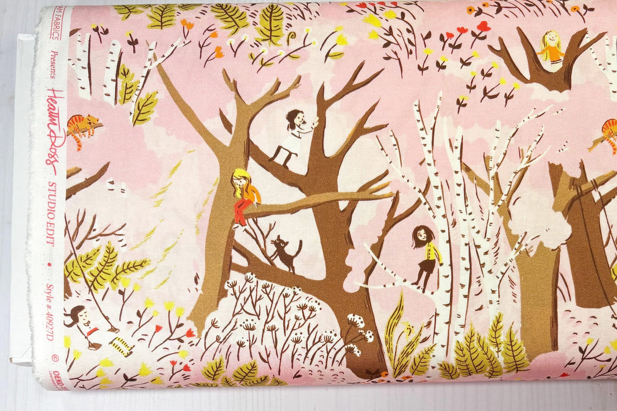 Fat Quarter SET | Heather Ross Studio Edit | Trees | Bicycles | Windham Fabric | Studio Edit