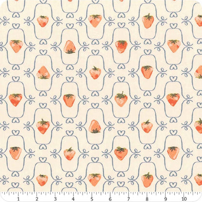 AGF Fat Quarter Set of 5 | Summer Homestead | Berry Blossom | Art Gallery Fabric | AGF Strawberries | Fat Quarter Bundle
