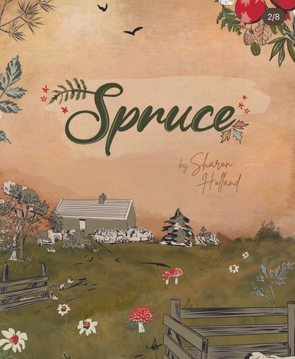 Spruce Woodland Walk by Art Gallery Fabrics | SPR-42615 | AGF | Sold by Half Yard