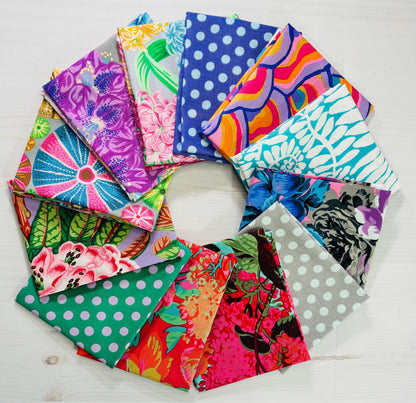 Kaffe Fassett Collective Bundle, 12 FQ Bundle - 100% Quilters Cotton - Fat Quarter set of 12