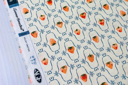 Berry Blossom | Summer Homestead by The Sewcial Bee Collective for Art Gallery Fabrics | SBC-SH-2044 | Sold Half Yard