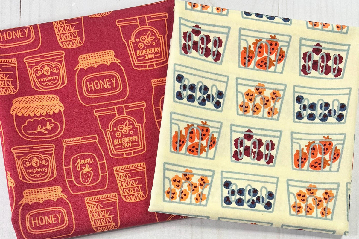 Art Gallery Fabric | AGF Picking Berries | Berry Blossom | Fat Quarter Set