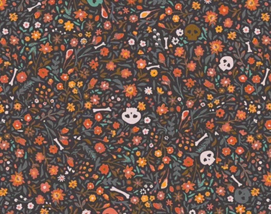 Enshadow Boneyard Ember by Katarina Roccella for Art Gallery Fabrics | ENW-49403 | Sold by Half Yard