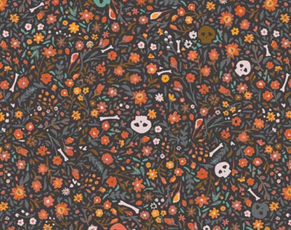 Enshadow Boneyard Ember by Katarina Roccella for Art Gallery Fabrics | ENW-49403 | Sold by Half Yard