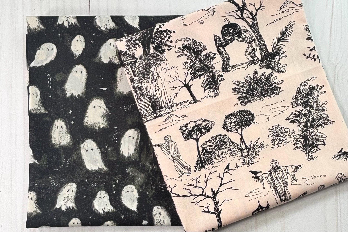 Fat Quarter SET | AGF Enshadow | Oh My Ghost | Art Gallery Fabric