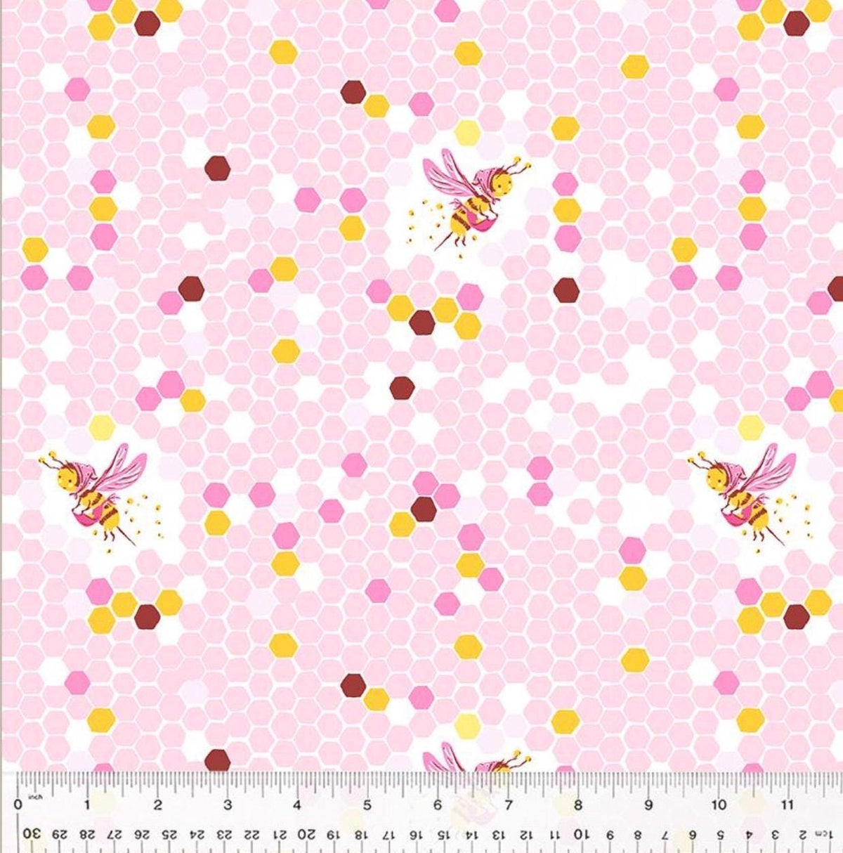 Heather Ross Garden & Meadow Fabric Bundle – Studio Edit by Windham Fabrics – Clover Strawberry Bee Mushroom Prints
