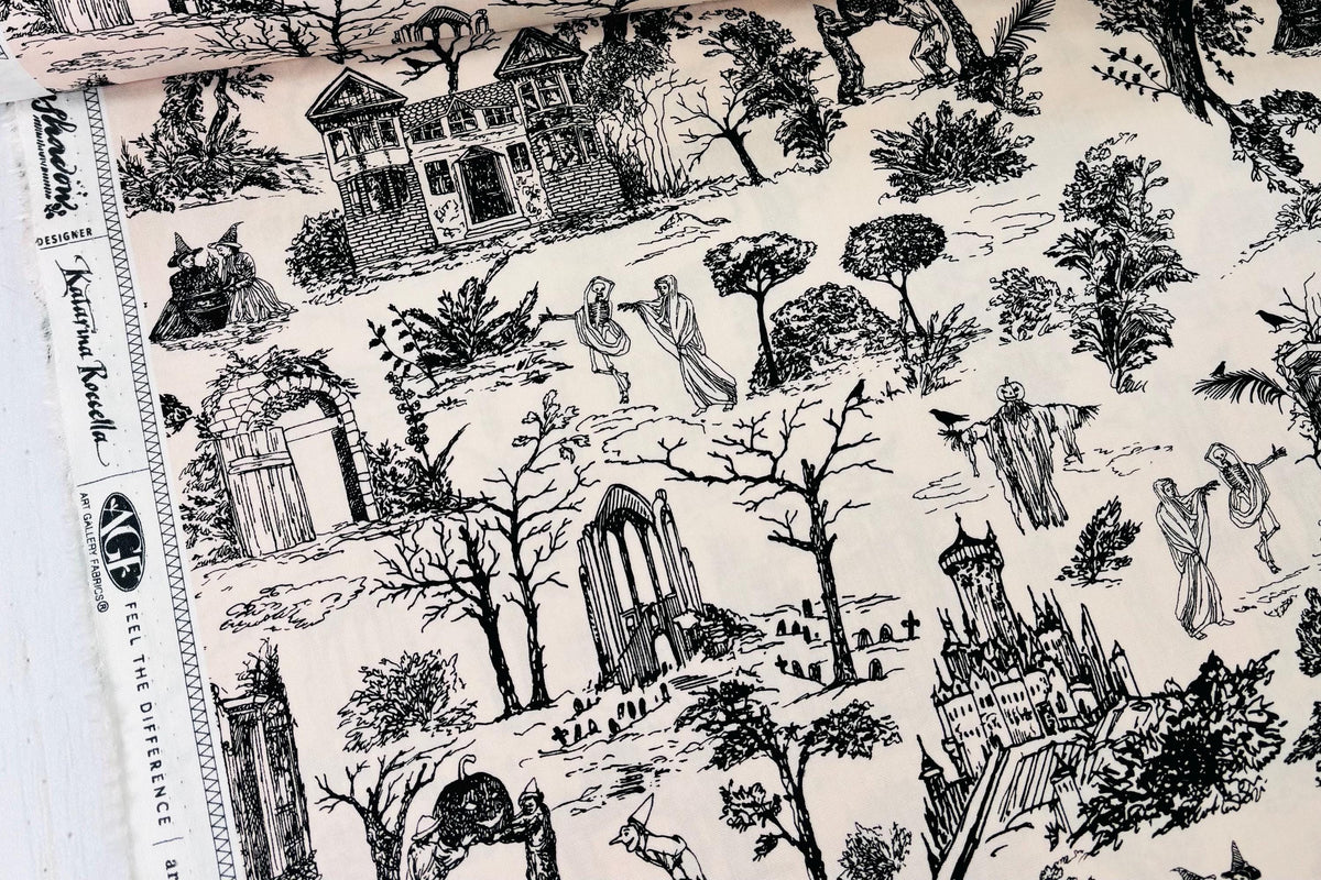 Enshadow Shadowmere Moonpetal by Katarina Roccella for Art Gallery Fabrics | ENW-49411 | Sold by the Half Yard