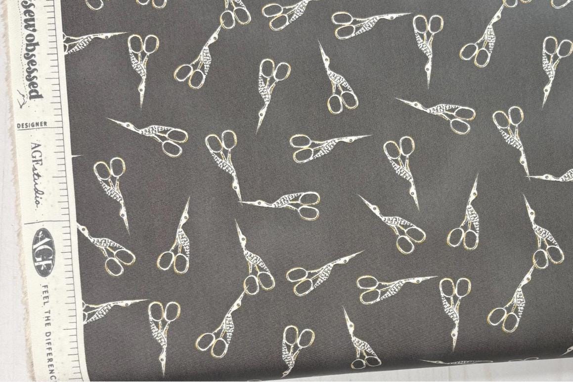 AGF Fabric | Sew Essentials | SewObsessed | Scissors | Cotton | Art Gallery Fabrics | Sold by the 1/2 yard