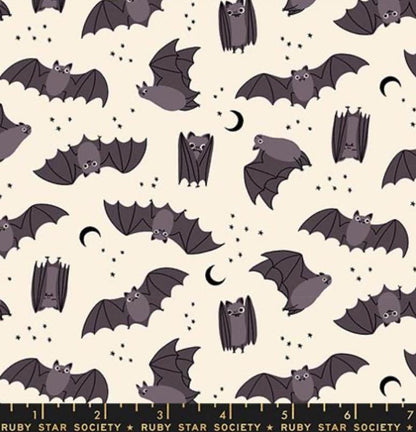 Freaky Familiars Natural RS5194 11 Ruby Star - Sold by Half Yard