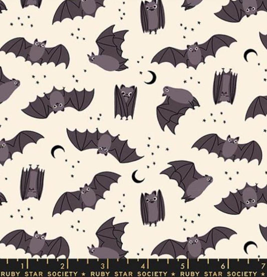Freaky Familiars Natural RS5194 11 Ruby Star - Sold by Half Yard