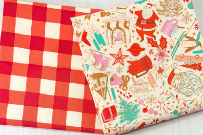 Fat Quarter SET | AGF Christmas in Color | Decked and Dazzled | Plaid of my Dreams | Art Gallery Fabric