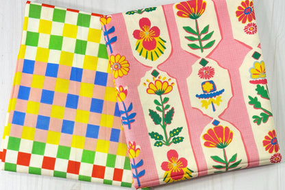 FreeSpirit Stannie & Lloyd by August Ellery Primrose Path Bloom, 6 Fat Quarter Bundle
