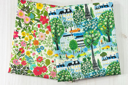 FreeSpirit Stannie & Lloyd by August Ellery Primrose Path Bloom, 6 Fat Quarter Bundle