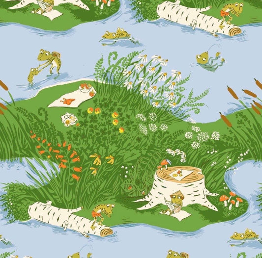 In Stock! Windham Fabrics - Heather Ross - Heather Ross Favorites - Frog Pond - Sold by Half Yard