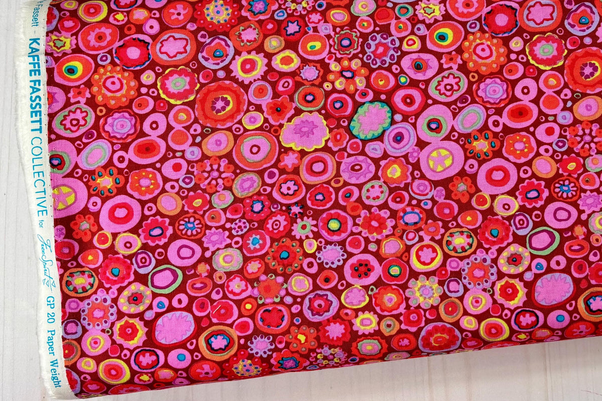 Kaffe Fassett Collective Classics Plus GP20.PAPRI Paperweight - Paprika by FreeSpirit - Sold by the Hapf Yard