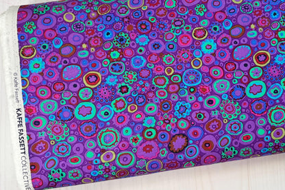PAPERWEIGHT PURPLE GP20 Kaffe Fassett - Sold by 1/2 yard Multiples cut as one length