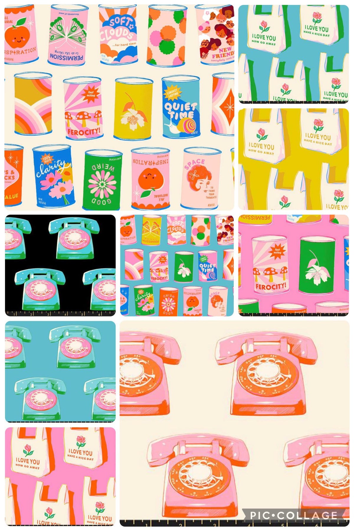 PREORDER - Sparkle Mart Can Can Natural Ruby Star Society RS0116 11 - Sold by the Half Yard