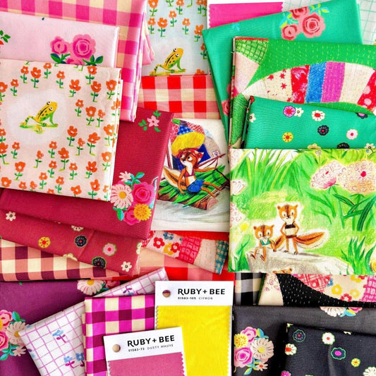 PRE-ORDER Heather Ross Boat Race FQ Bundle Ships March 2027