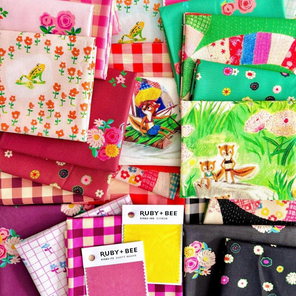 PRE-ORDER Heather Ross Boat Race Half Yard Bundle Ships March 2027
