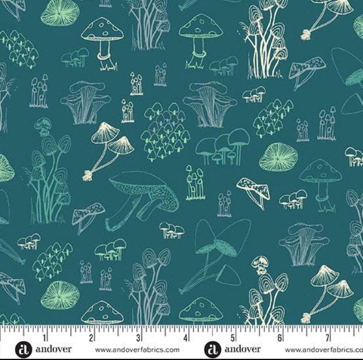 Celestial Garden by Alexandra Bordallo - Fat Quarter Set of 4
