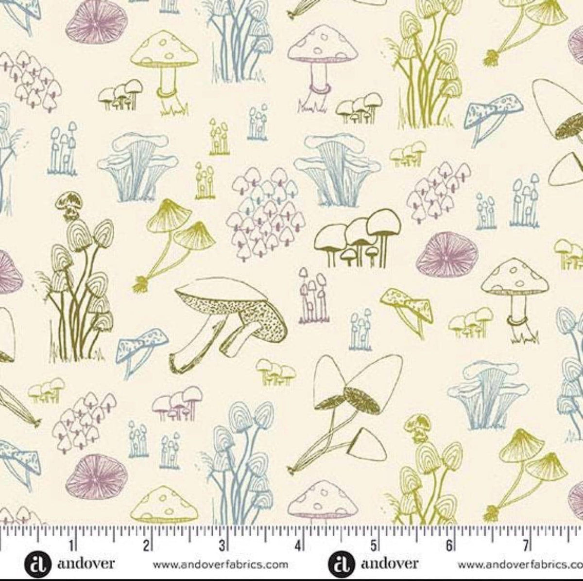 Celestial Garden by Alexandra Bordallo - Fat Quarter Set of 4