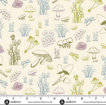 Celestial Garden by Alexandra Bordallo - Fat Quarter Set of 4