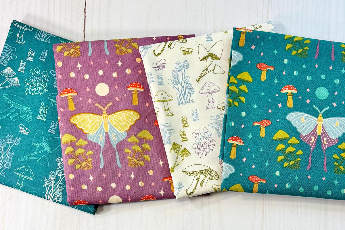 Celestial Garden by Alexandra Bordallo - Fat Quarter Set of 4